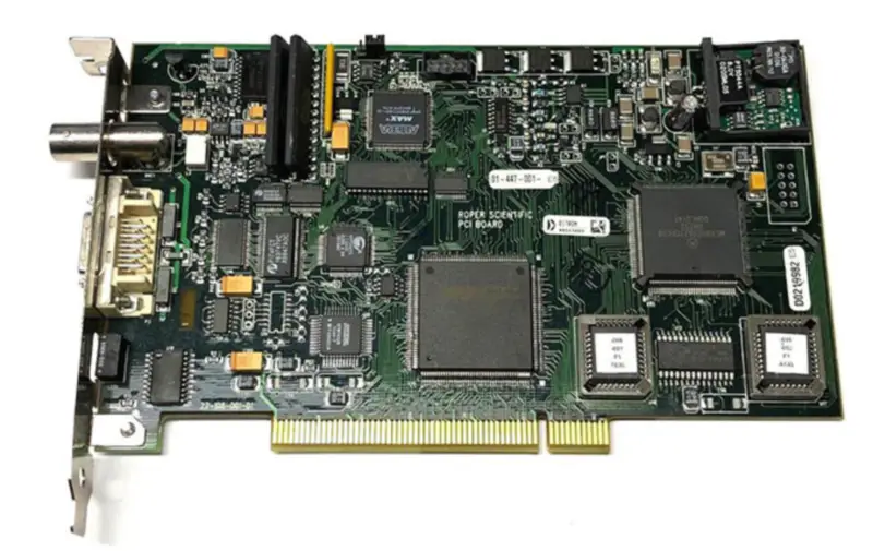 ROPER SCIENTIFIC 01-447-001-E5 PCI BOARD VIDEO FRAME GRABBER scheda madre industriale