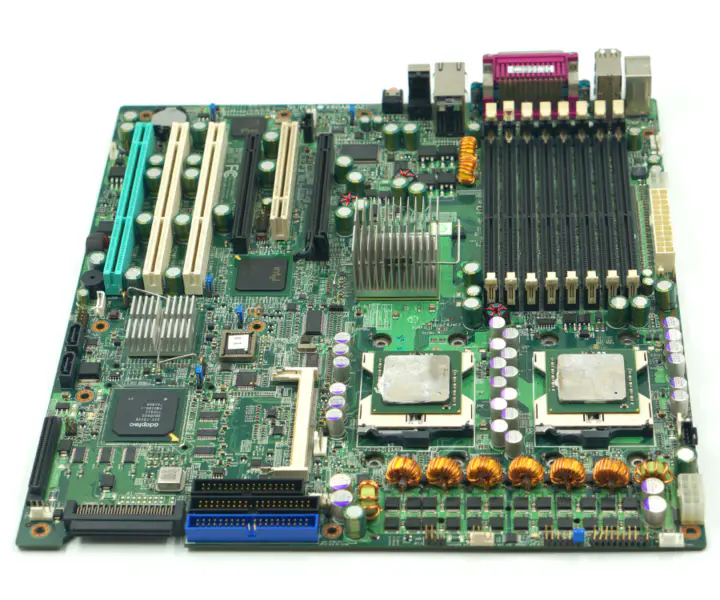 Carte mère industrielle SUPER X6DA8-G2 REV 3.00 avec double socket xeon 604 et interface raid scsi 68 broches