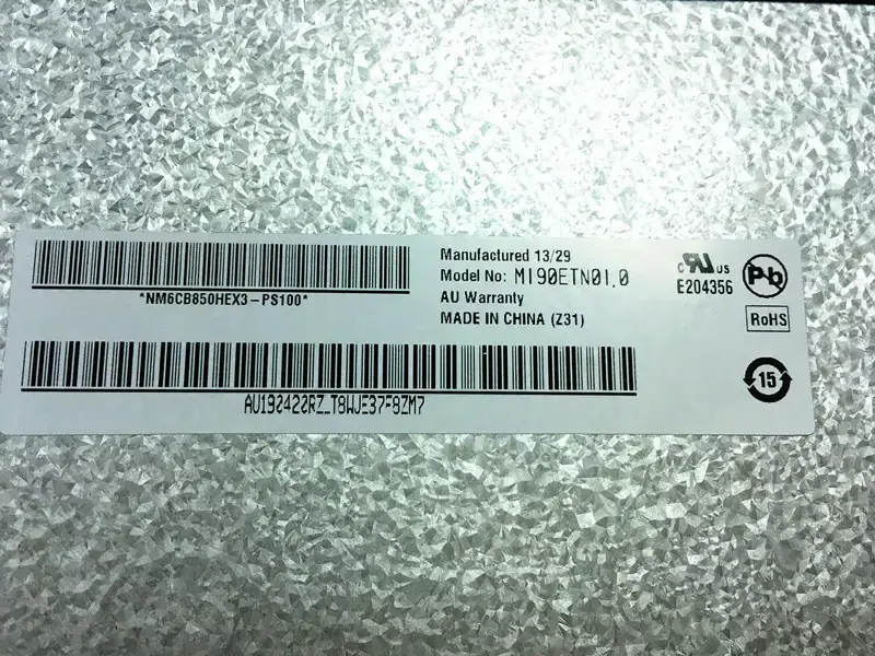 AUO M190ETN01.0 LCD