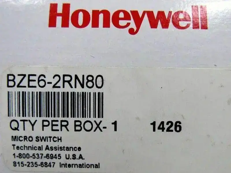 Interruttore di fine corsa HONEYWELL BZE6-2RN80