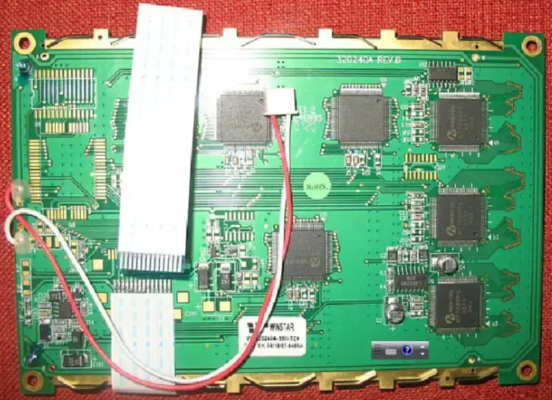 WG320240A-SMI-TZ# 320240A REV.B EET-2 E246995 LCD board