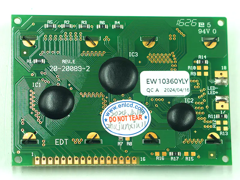 REV.E 20-20089-2EDT Carte LCD