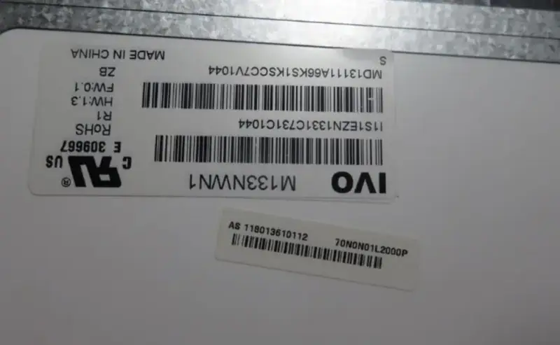 Remplacement du panneau LCD M133NWN1 R1 IVO