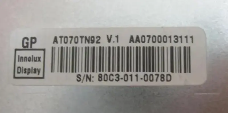 AT070TN92 V.1 Innolux LCD panel replacement