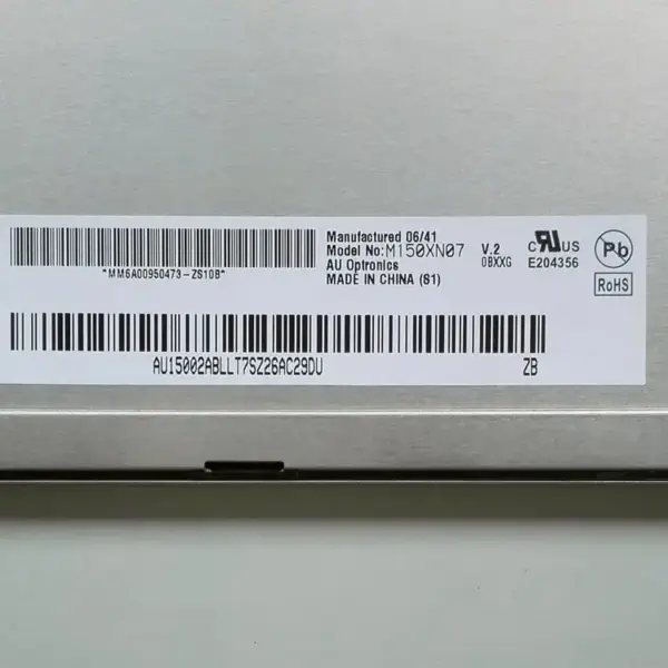 Remplacement du panneau LCD M150XN07 V2 AUO pour moniteur de bureau