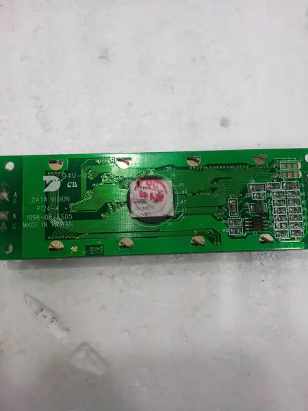 20209-2 VISIÓN DE DATOS P124-4 94V-0 HECHO EN TAIWÁN Placa LCD