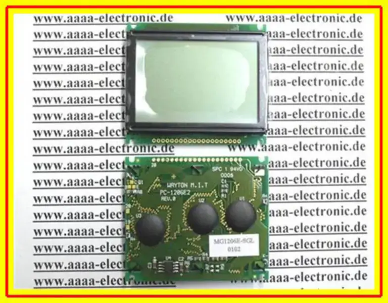 LCD Display EVERBOUQUET MG1206E-SGL LCD board