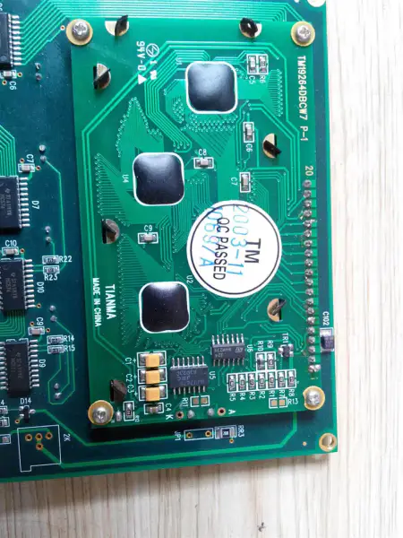 TM19264DBCW7 P-1 TIANMA MADE IN CHINA LCD board
