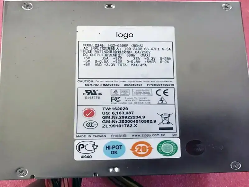 Zippy HG2-6300P Power Supply