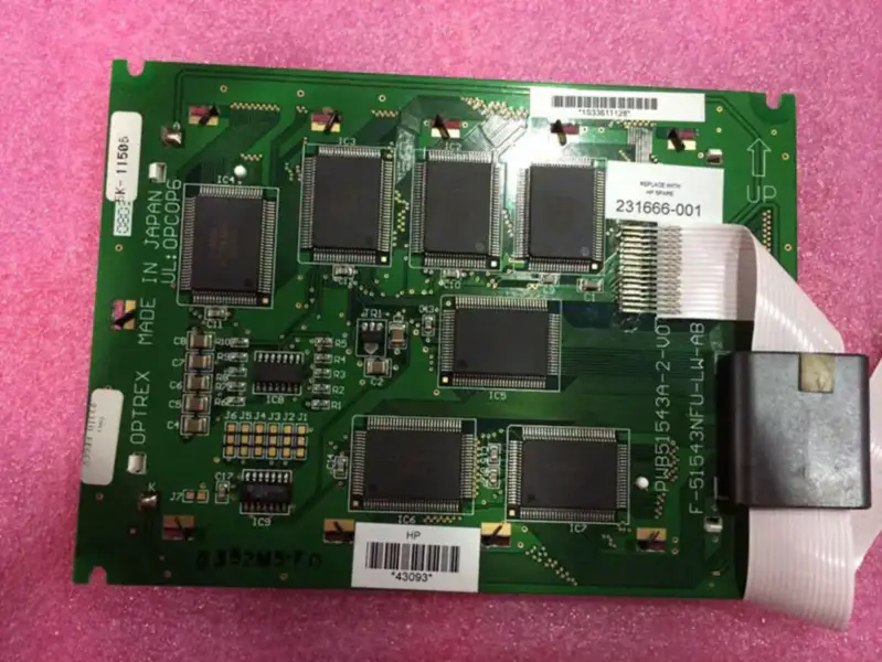 Pwb51543a-2-v0 f-51543nfu-lw-ab optrex fabriqué au japon carte LCD