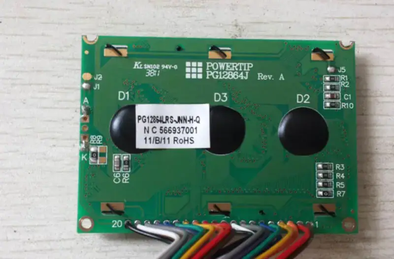 POWERTIP PG12864J PG12864LRS-JNN-H-Q LCD board