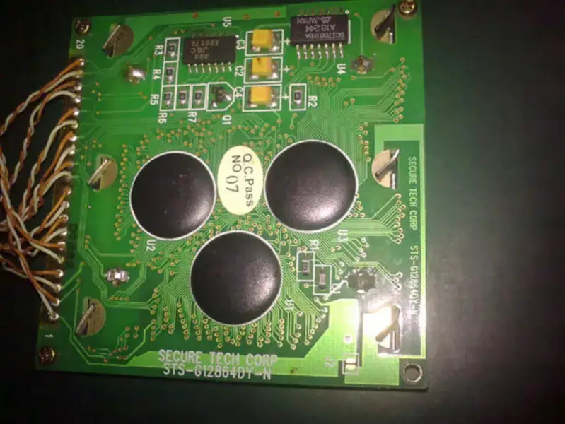Carte LCD SECURE TECH CORP STS-G12864DY-N