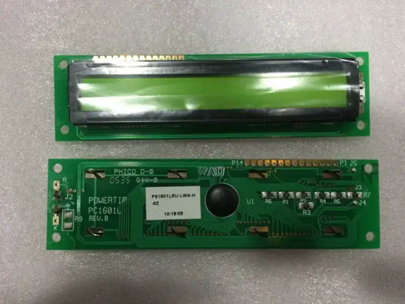 POWERTIP ps1602LRS PC1601L PS1601LRU-LWA-H LCD board