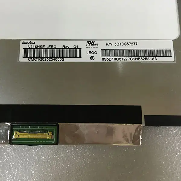 Remplacement du panneau LCD Innolux N116HSE-EBC pour ordinateur portable