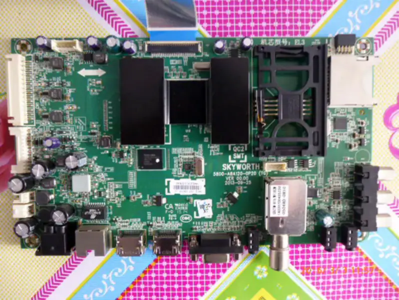 Carte Skyworth 49E730A avec carte LCD LG lcd LC490DUN