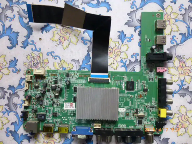 Carte KONKA LED58R5500F 35017621 avec carte LCD CHIMEI lcd V580HK1-LD6