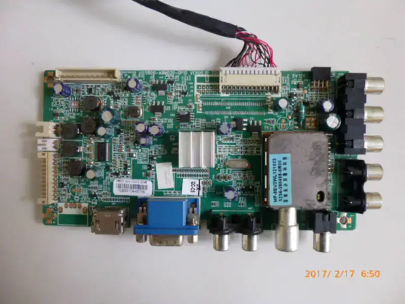 Skyworth 29E500R Board 5800-A8M030-0P10 lcd V290BJ1-PE1