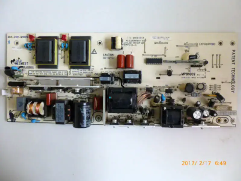 TCL L32C12 SANYO LCD-32CA330 Power Supply Board 465-0101-M1901G MP01009