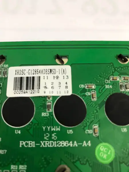 XRDSC-G12864ADBSWSD-1(A) PCB1-XRD12864A-A4 LCD board