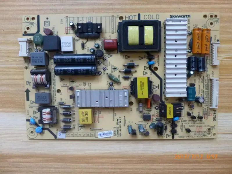 Carte d'alimentation Skyworth 49E790U 50E8EUS 168P-P47ELF-45 5800-P47ELF-4500