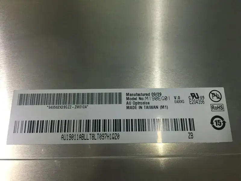 Remplacement du panneau LCD M190EG01 V0 AUO