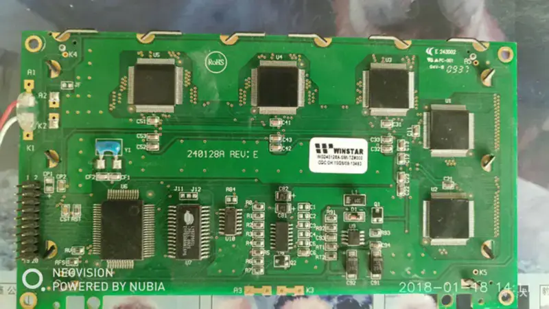 Carte LCD WG240128A-SMI-TZ#000 240128A REV:E