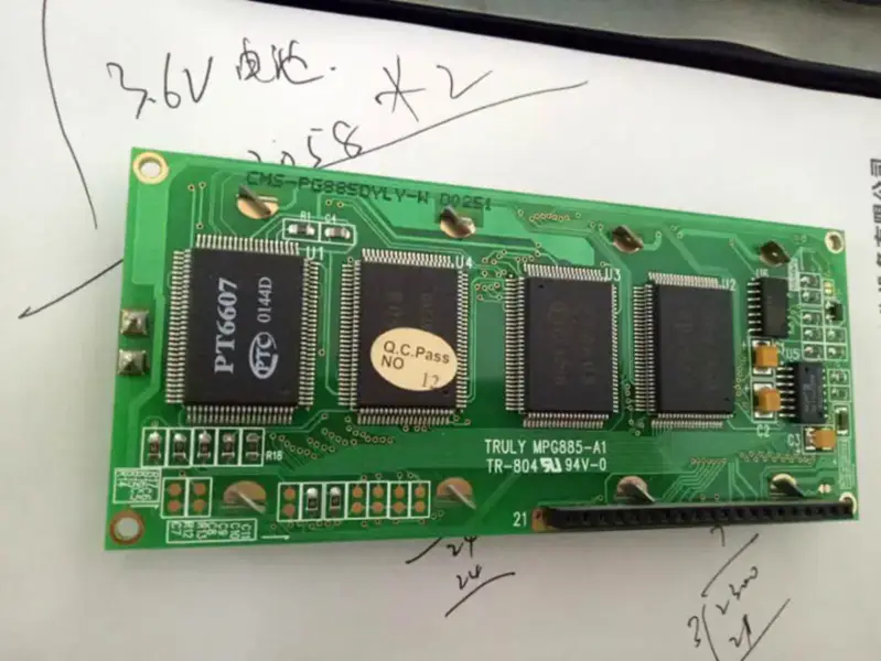 Carte LCD CMS-PG885DYLY-W vraiment MPG885-A1 TR-804 94V-0