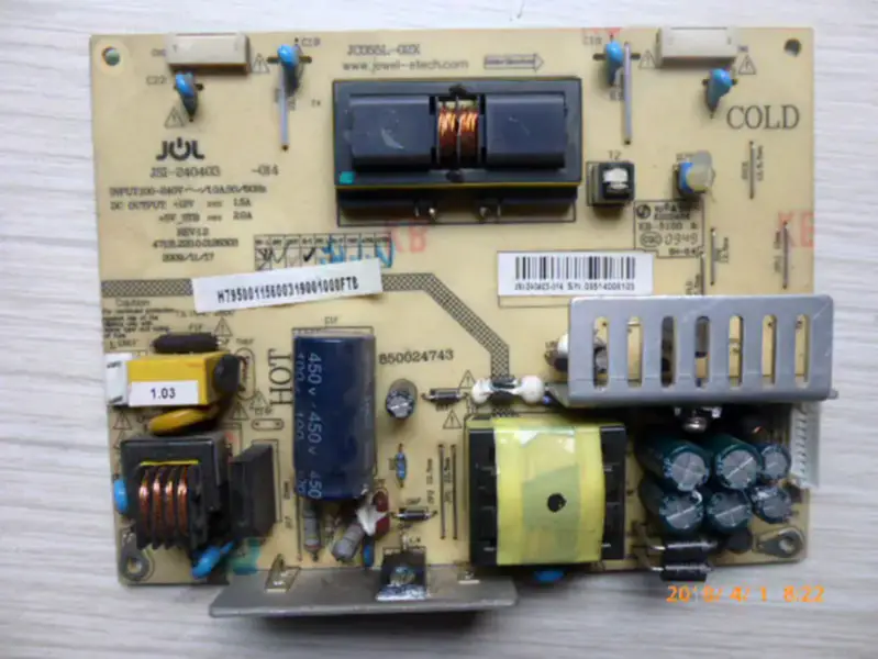 changhong LT24720FX Power Supply Board JSI-240403 JC055L-02X 850024743