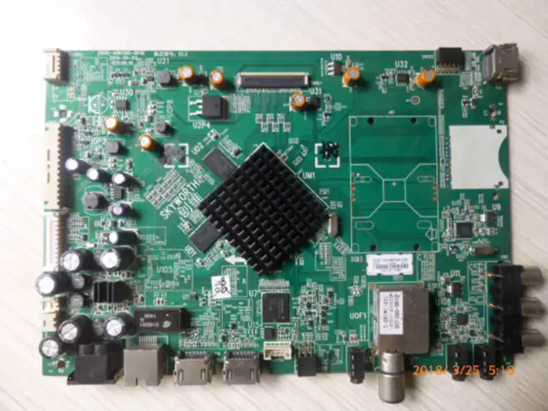 Carte Skyworth 49E660D avec carte LCD RDL490FY