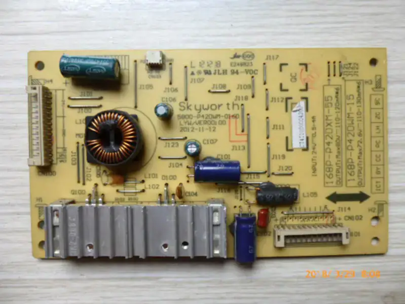 42 inch Skyworth 42E610G Board 168P-P42DXM-55