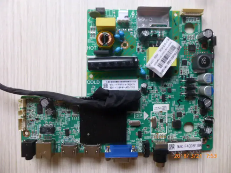 TCL LE39E6850 avec carte MSD6A338-T4C1 lcd K390WK1 carte LCD