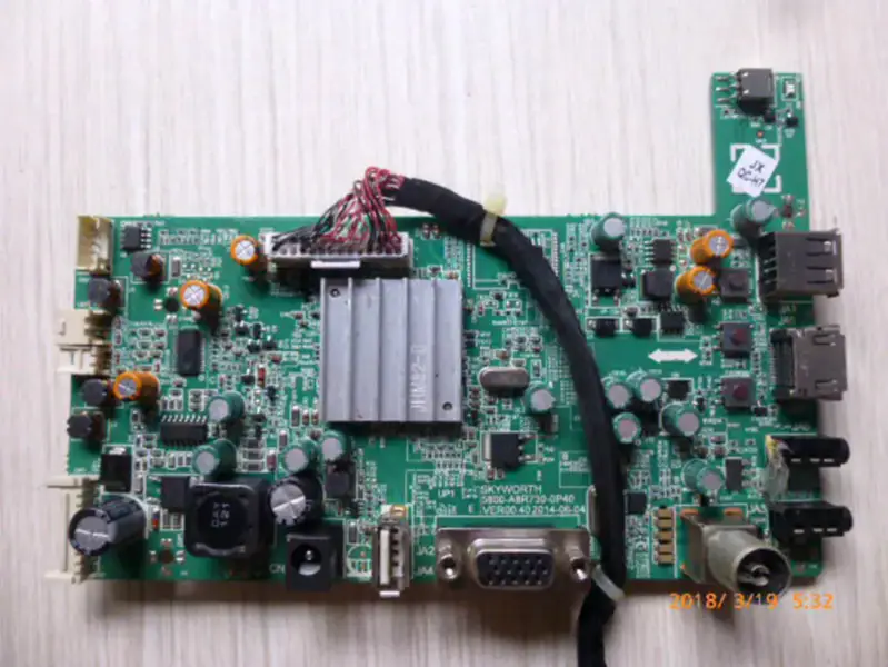 Skyworth 24E510E Board 5800-A8R730-0P40 with lcd V236BJ1-LE2 LCD board