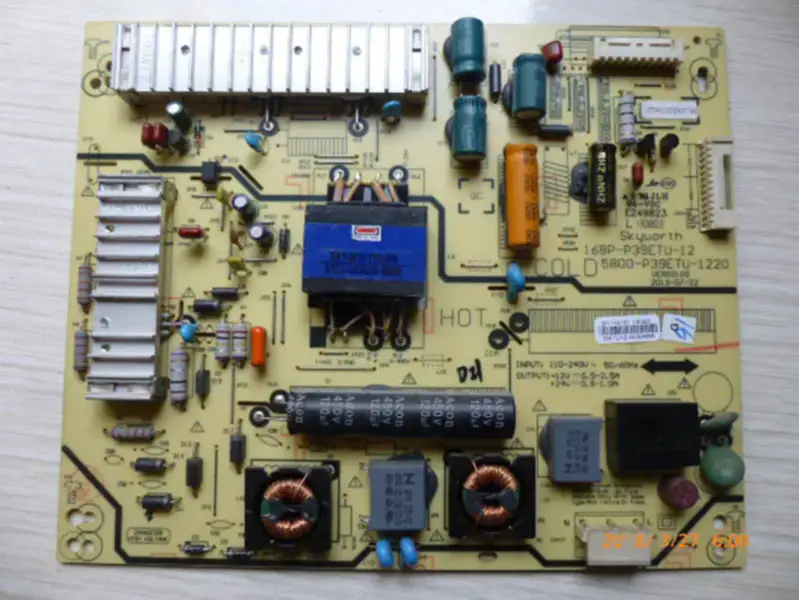 Carte d'alimentation Skyworth 39E500E 168P-P32ETU-12 5800-P32ETU-1220