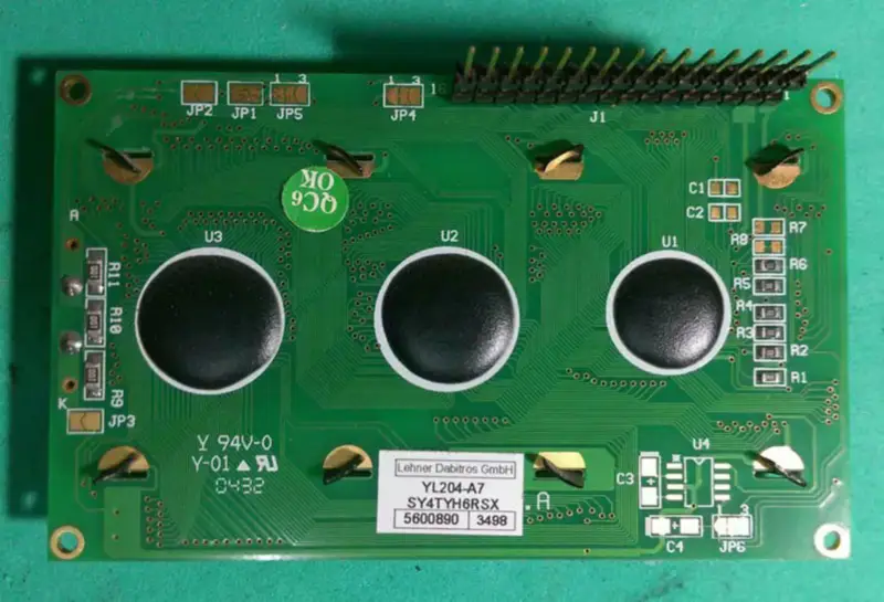 Carte LCD YL204-A7 SY4TYH6RSX YL#204-A7