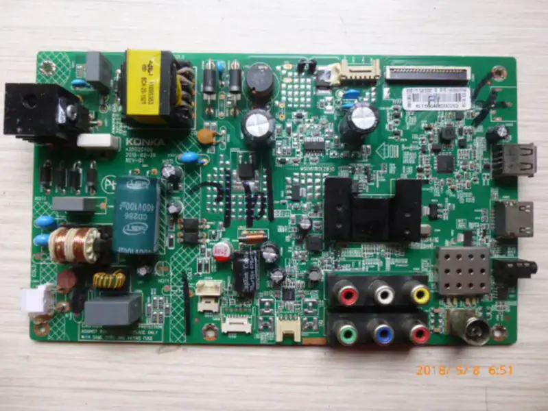 KONKA LED32E330C 32 pouces, avec carte de pilote lcd, carte AV, carte LCD