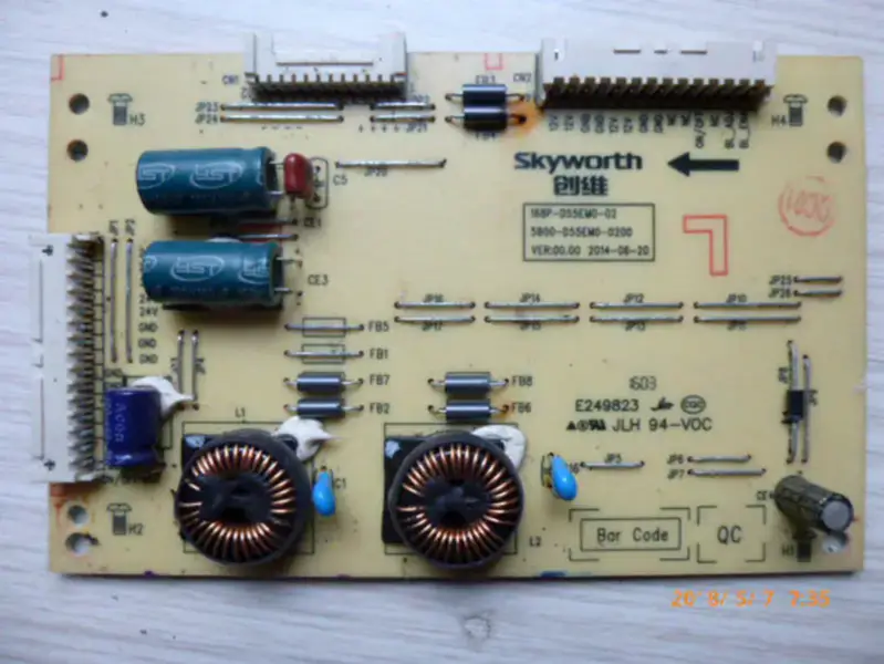Skyworth 55E386E INVERTER Board 5800-D55EM0-0200 168P-D55EM0-02