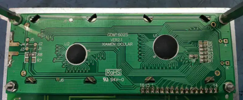 Carte LCD oculaire XIAMEN GDM1602S VER2.1