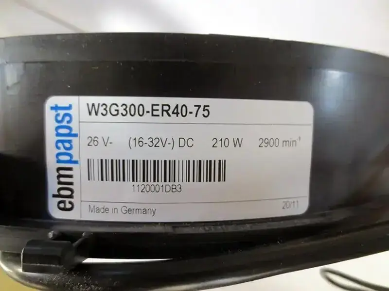 Ventilateur Ebmpapst W3G300-ER40-75
