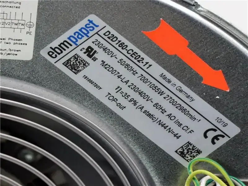 Ebmpapst D2D160-CE02-11ファン