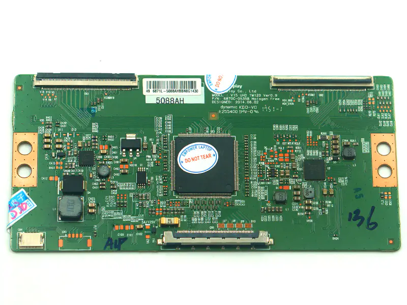 Carte mère 49E6090 LG V15 UHD TM120 VER0.9 6870C-0535B