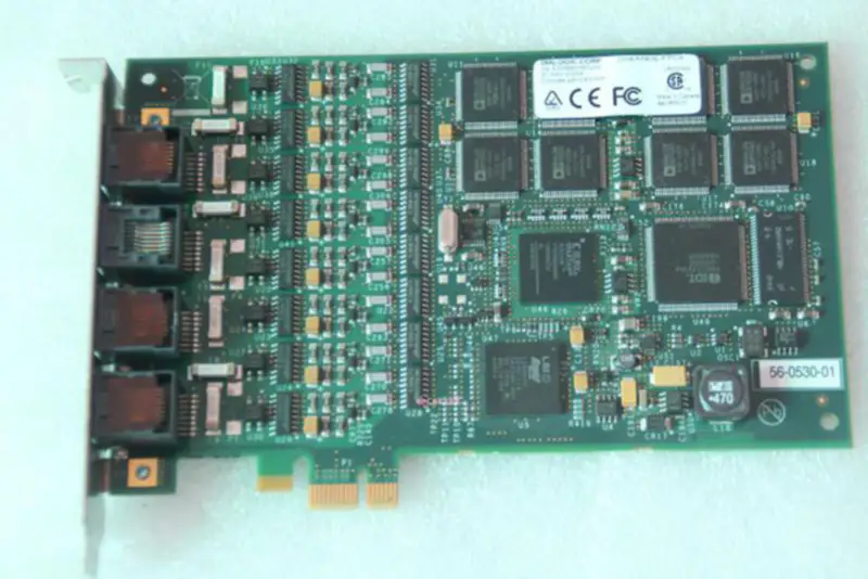 Przemysłowa płyta główna Dialogic Corp Voice Card 885E-DIVAA Diva Analog-8 PCIE