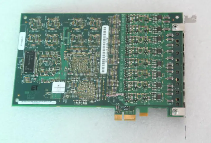 Przemysłowa płyta główna Dialogic Corp Voice Card 885E-DIVAA Diva Analog-8 PCIE