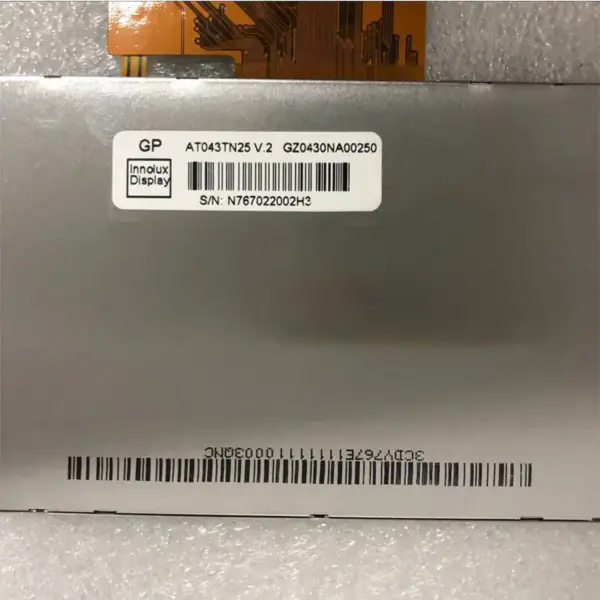 Remplacement du panneau LCD Innolux AT043TN25 V.2