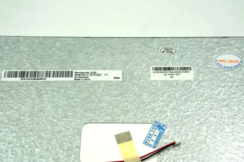 Remplacement du panneau LCD A104SN03 V1 AUO