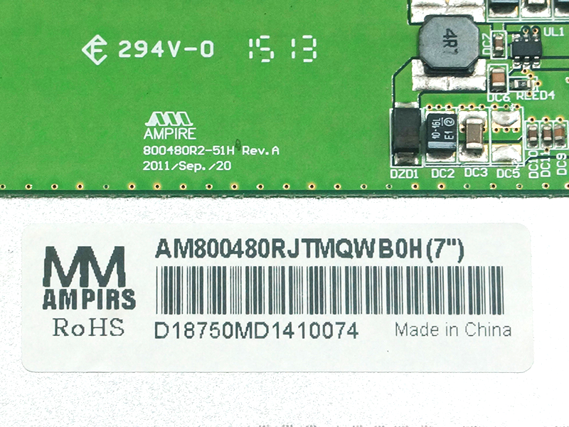 AMPIRE AM-800480RJTMQW-B0H LCD