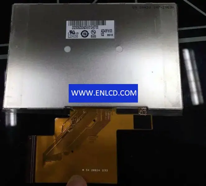 Remplacement du panneau LCD A043FW03 V2 AUO
