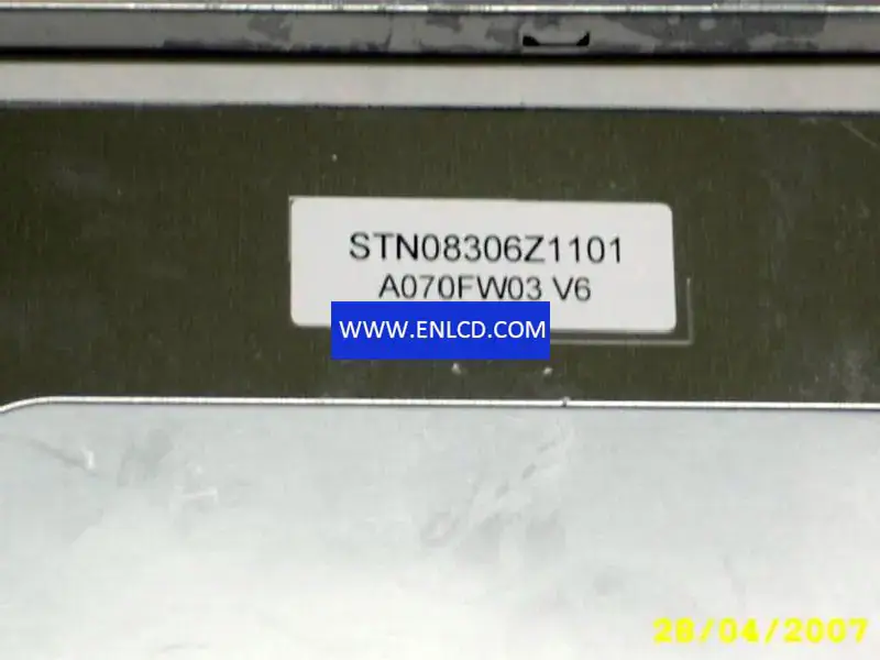 Remplacement du panneau LCD A070FW03 V6 AUO pour écran tactile