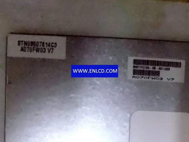 Remplacement du panneau LCD A070FW03 V7 AUO