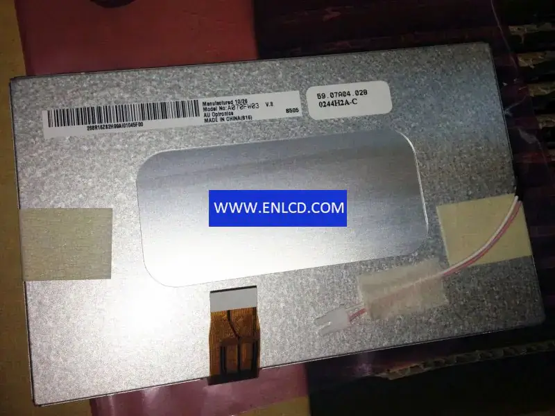 Remplacement du panneau LCD A070FW03 V8 AUO