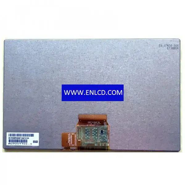A070VTT01.0 Remplacement du panneau LCD AUO pour écran tactile